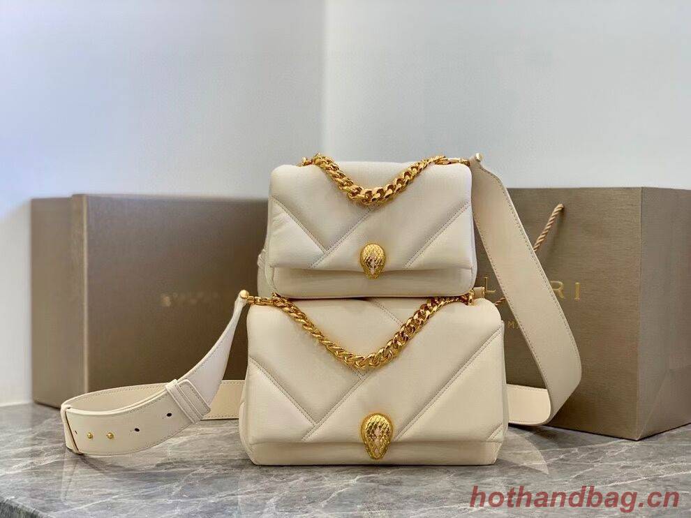 Bvlgari Serpenti Forever leather crossbody bag B219069 cream