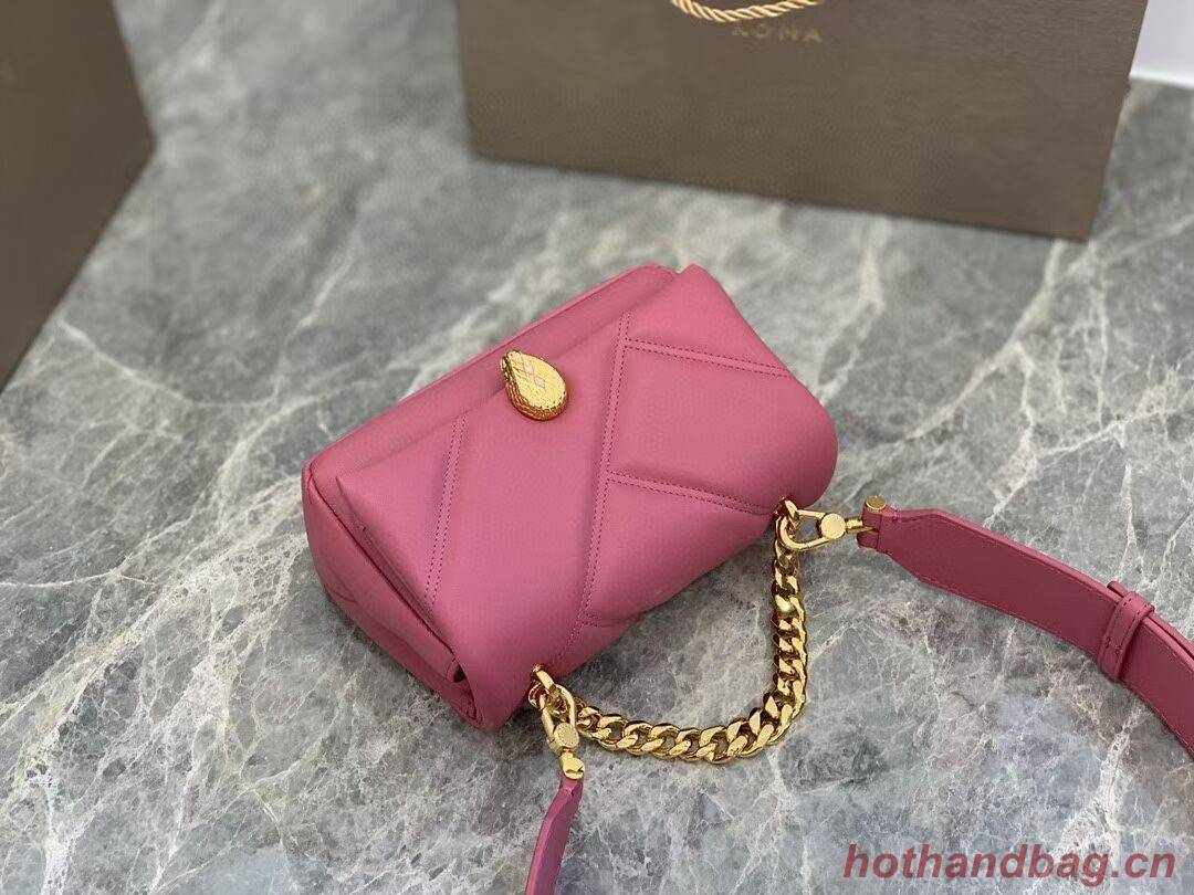 Bvlgari Serpenti Forever leather small crossbody bag B219068 rose