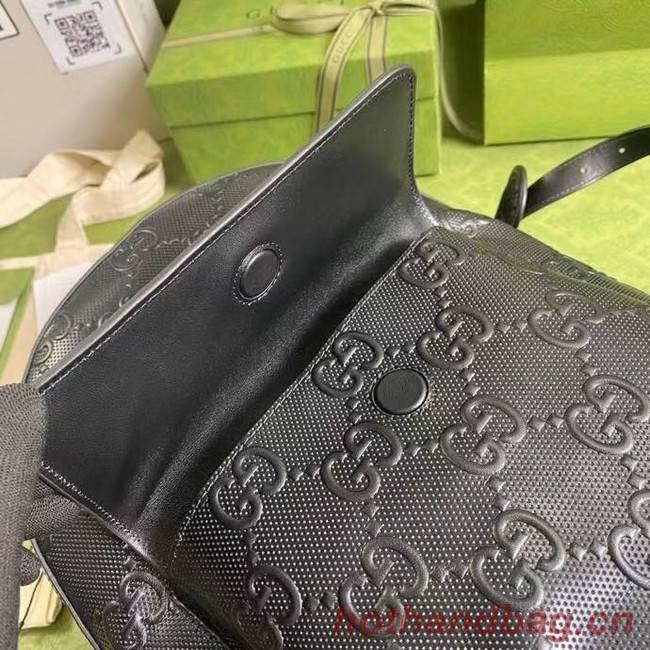 Gucci GG embossed backpack 658579 black