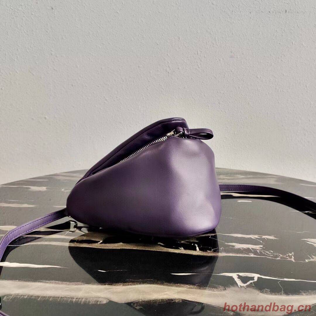 Prada Padded nappa leather handbag 3BA315 violet