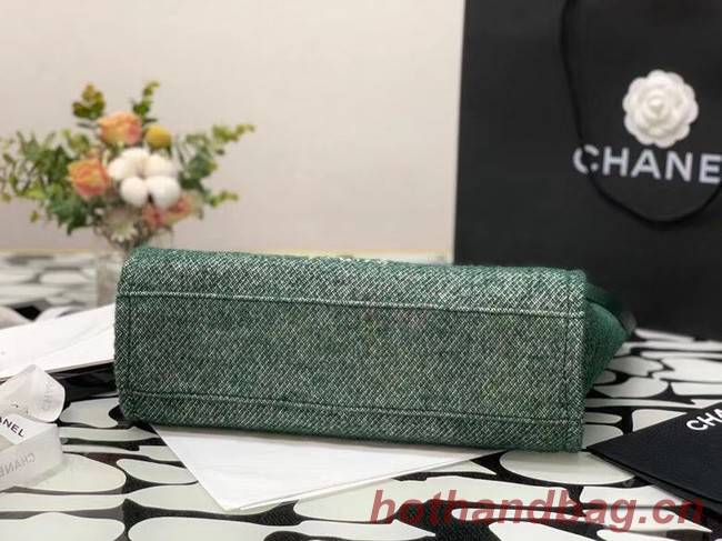 Chanel Shopping bag MM A67001 green