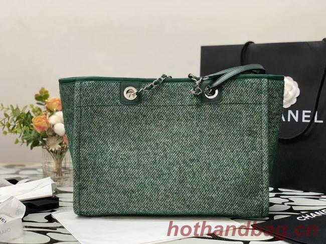 Chanel Shopping bag MM A67001 green