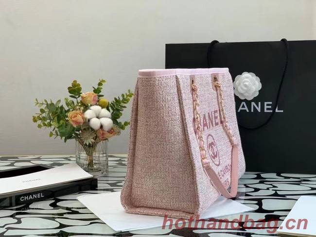 Chanel Shopping bag MM A67001 pink