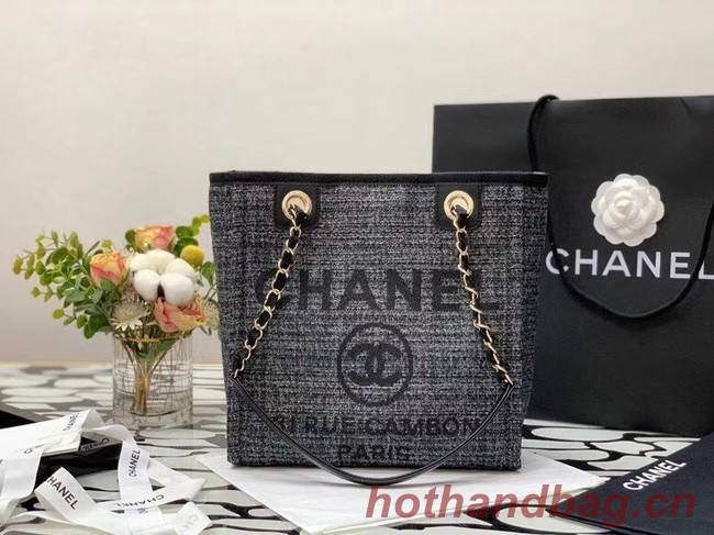 Chanel small Shopping bag A66940 black