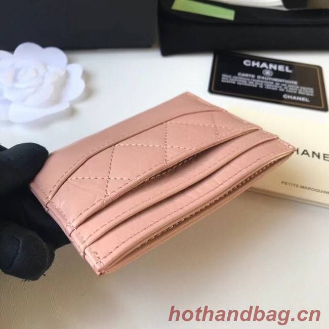 Chanel classic wallet Calfskin & Gold-Tone Metal A84368 pink