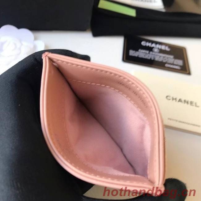 Chanel classic wallet Calfskin & Gold-Tone Metal A84368 pink