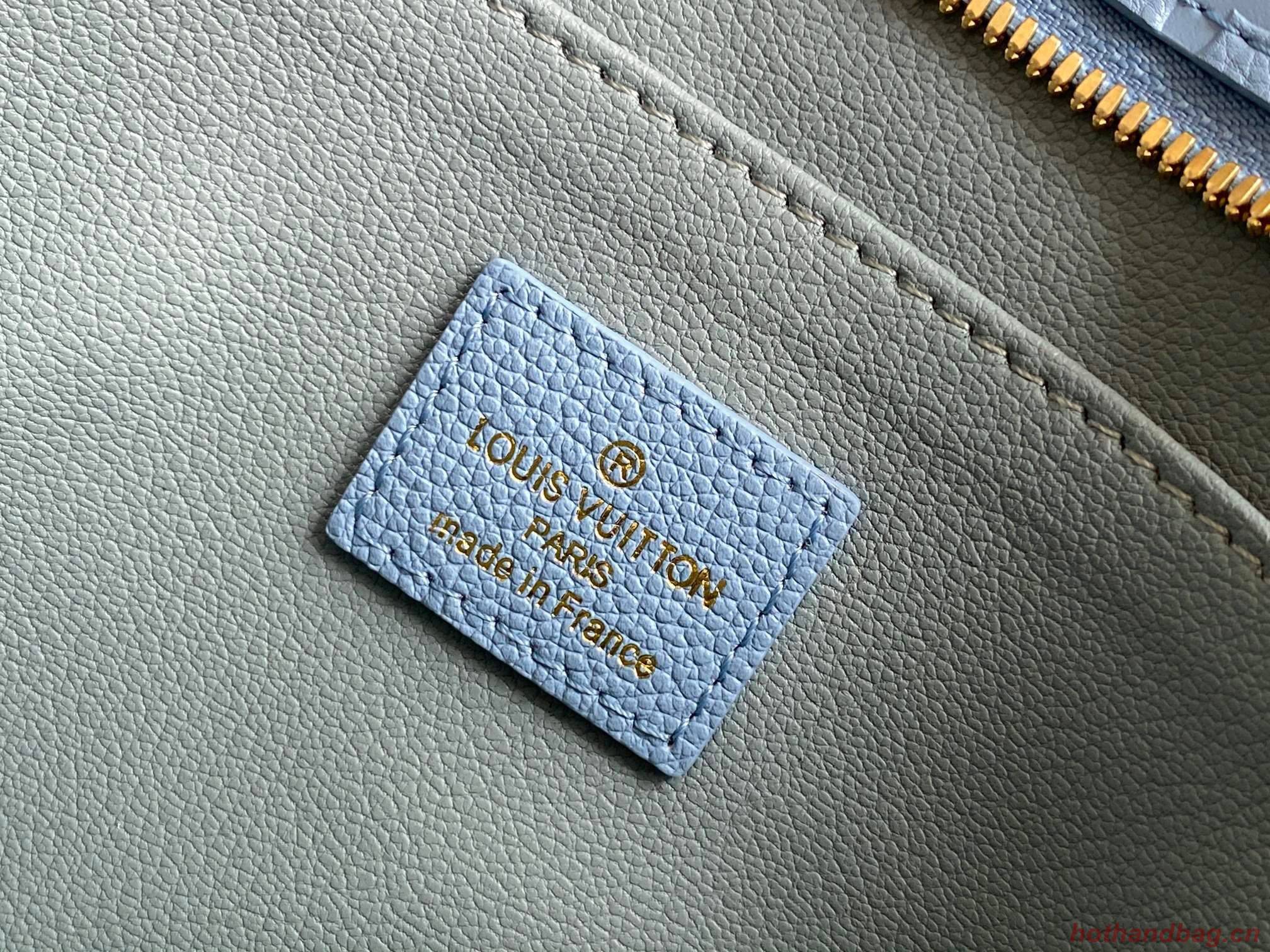 Louis Vuitton Monogram Eclipse POCHETTE Voyage M45665 Blue