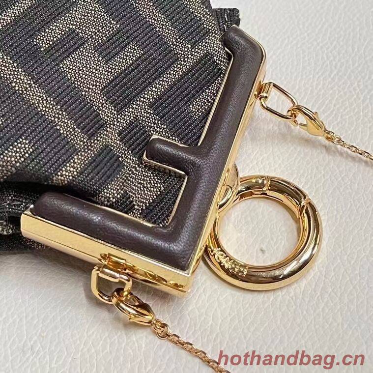 FENDI FIRST mini fabric bag 5FB2321 brown