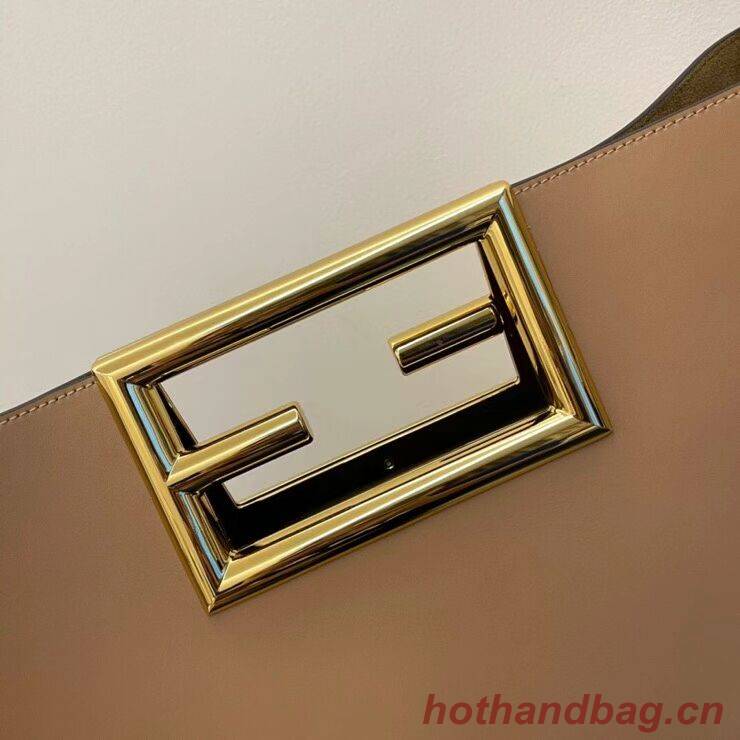 FENDI WAY MEDIUM Beige leather bag 8BH391AAI