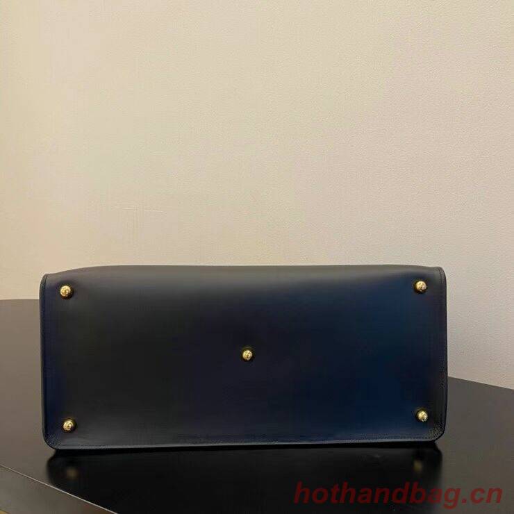 FENDI WAY MEDIUM black leather bag 8BH391AAI