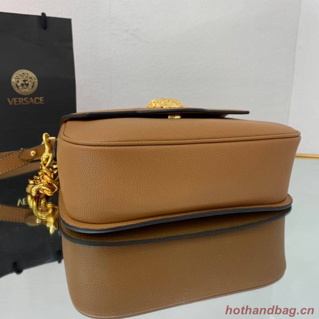 Versace Original medium Calfskin Leather Bag FS1067 brown