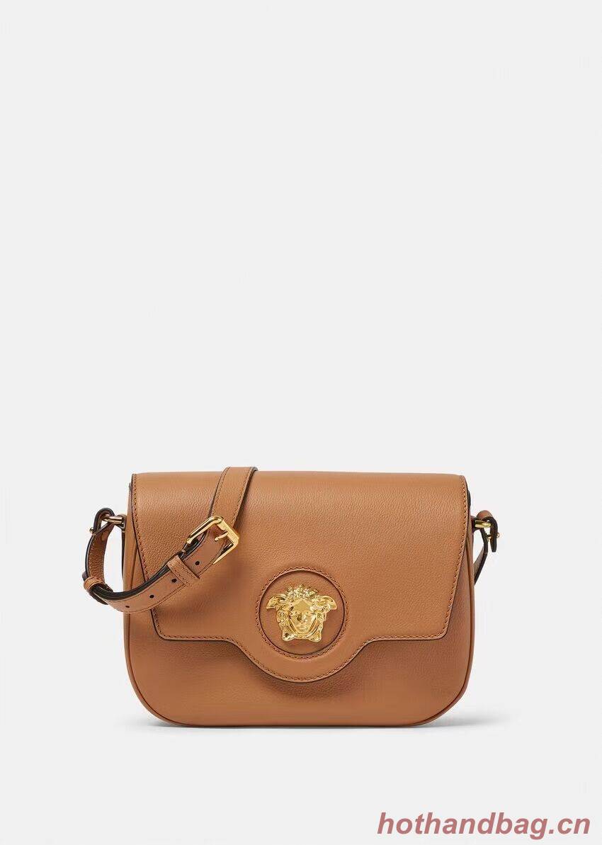 Versace Original medium Calfskin Leather Bag FS1067 brown