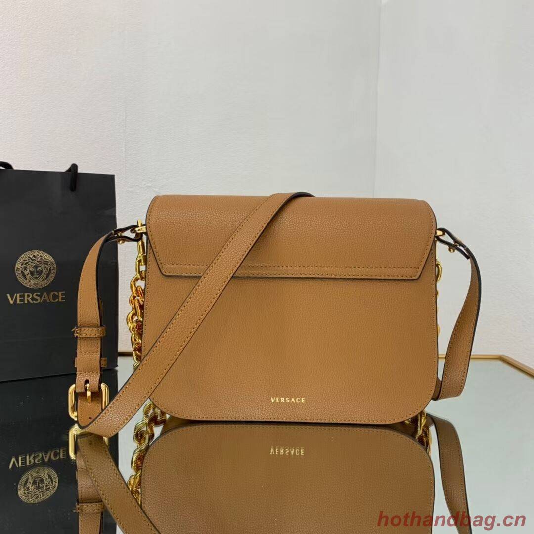 Versace Original medium Calfskin Leather Bag FS1067 brown