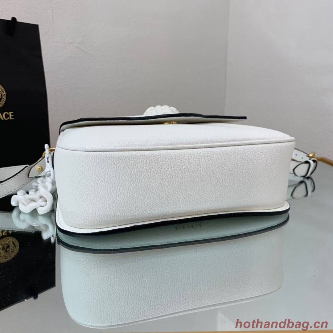 Versace Original medium Calfskin Leather Bag FS1067 white