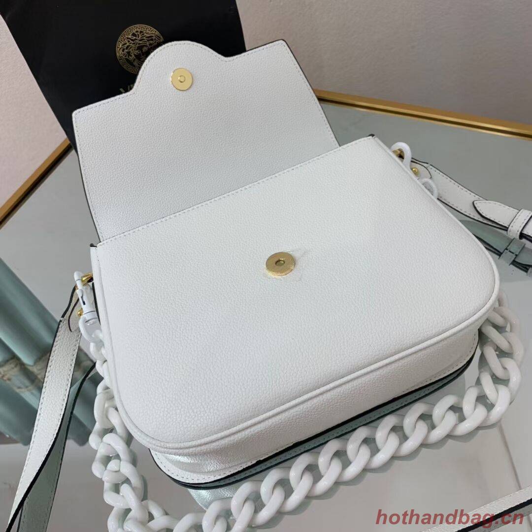 Versace Original medium Calfskin Leather Bag FS1067 white