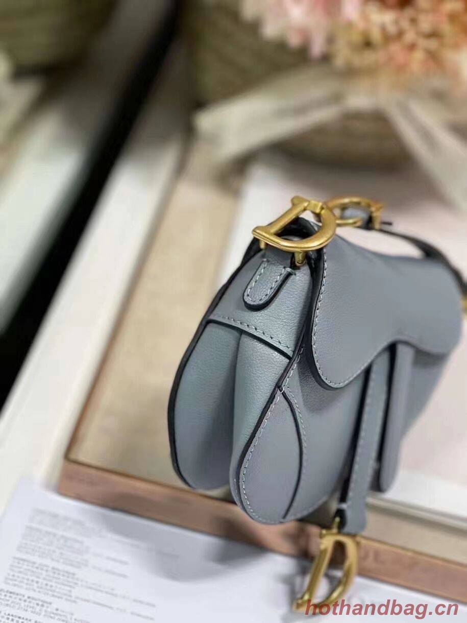 DIOR SADDLE BAG mini Calfskin C8160 blue