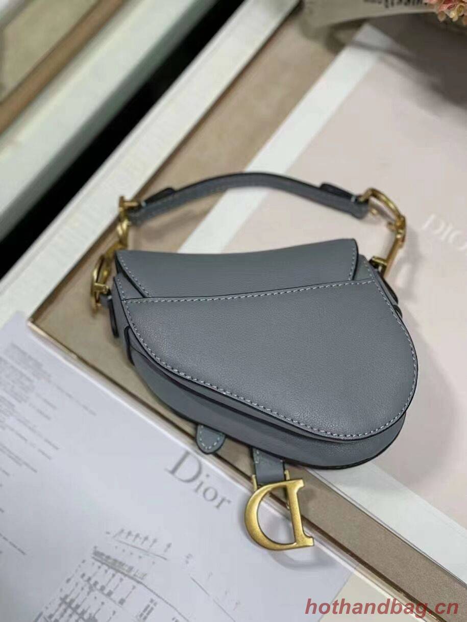 DIOR SADDLE BAG mini Calfskin C8160 blue