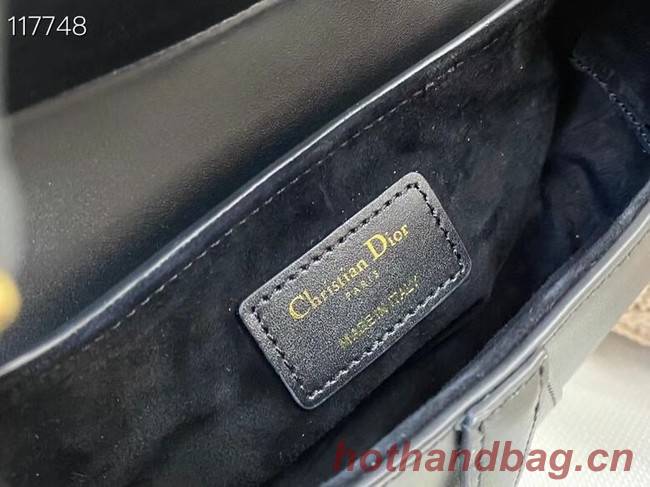 DIOR SMALL SADDLE BAG Calfskin M0445CW black