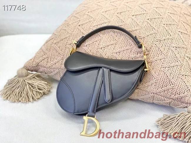 DIOR SMALL SADDLE BAG Calfskin M0445CW black