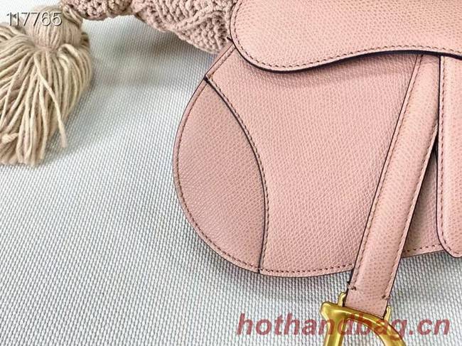 Dior SMALL SADDLE-TAS VAN KALFSLEER M0445CW  PINK