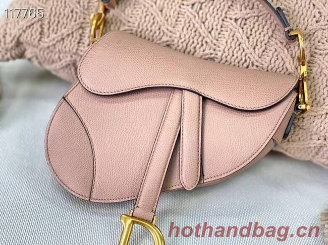 Dior SMALL SADDLE-TAS VAN KALFSLEER M0445CW  PINK