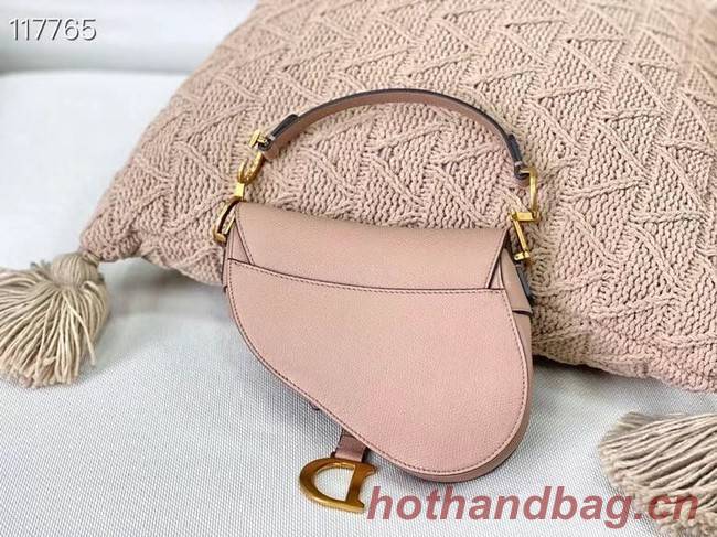 Dior SMALL SADDLE-TAS VAN KALFSLEER M0445CW  PINK