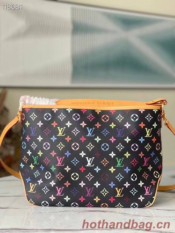 Louis Vuitton Monogram Canvas Original Leather M40352 black