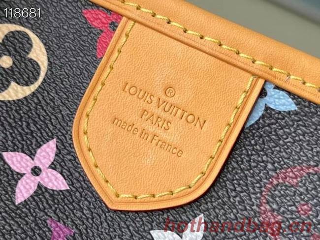 Louis Vuitton Monogram Canvas Original Leather M40352 black