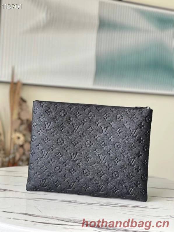 Louis Vuitton Original Monogram Empreinte POCHETTE M67461 black