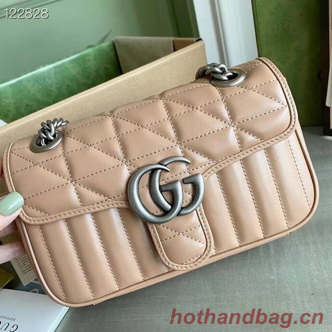 Gucci GG Marmont matelasse mini bag 446744 Beige