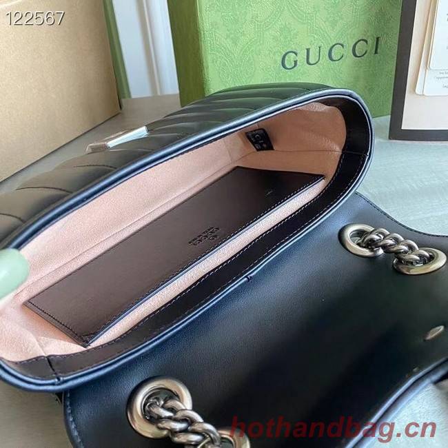 Gucci GG Marmont matelasse mini bag 446744 black