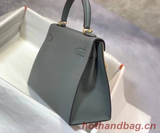 Hermes Original Epsom Leather KEL2578 Elephant grey