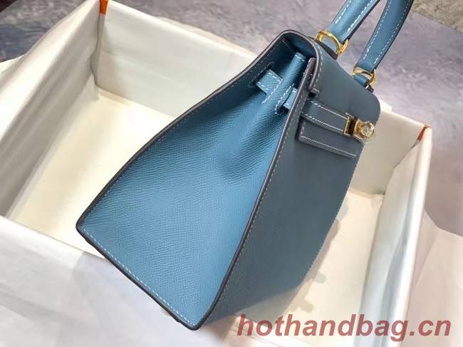 Hermes Original Epsom Leather KEL2578 blue