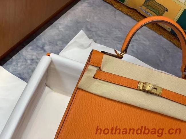 Hermes Original Epsom Leather KEL2578 orange