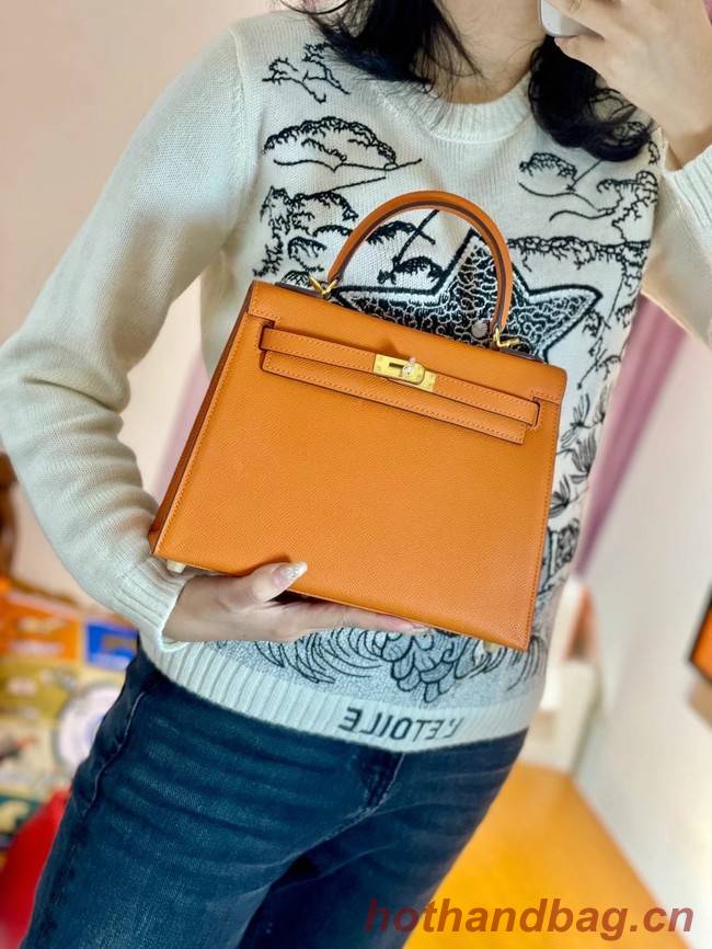 Hermes Original Epsom Leather KEL2578 orange