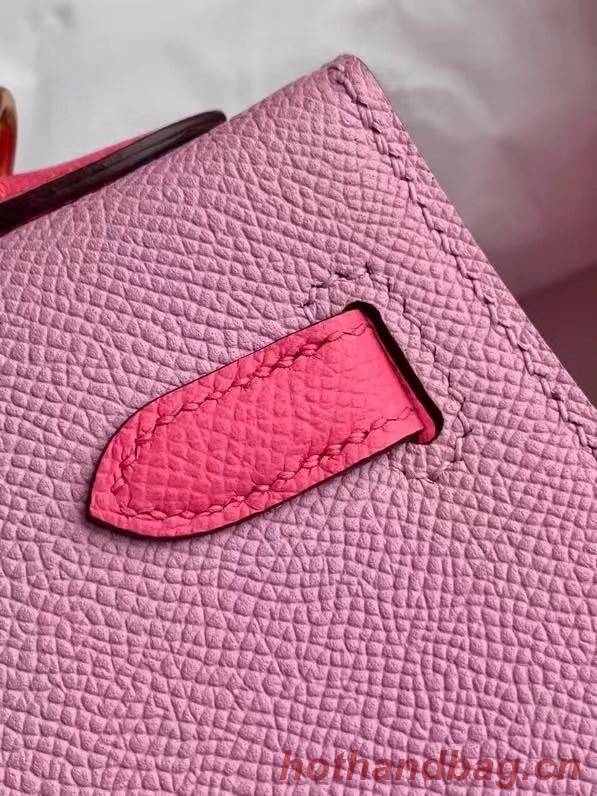 Hermes Original Epsom Leather KEL2578 pink&rose