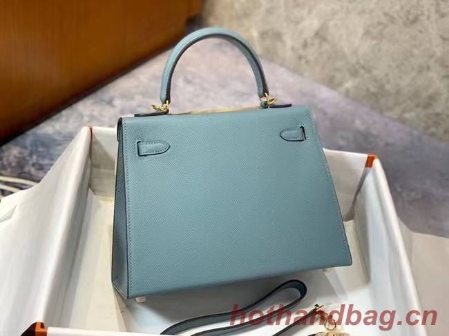 Hermes Original Epsom Leather KEL2578 skyblue