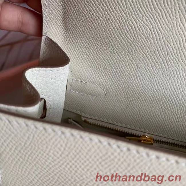 Hermes Original Epsom Leather KEL2578 white