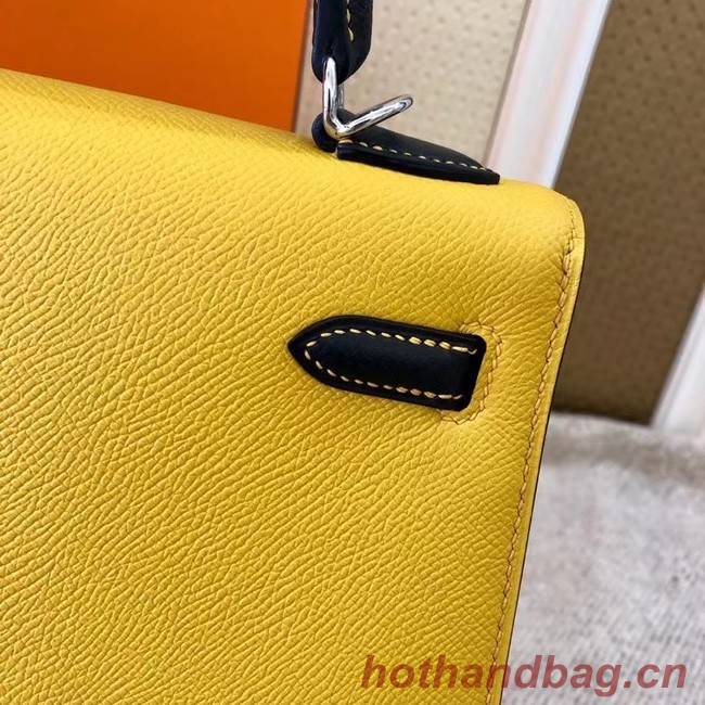 Hermes Original Epsom Leather KEL2578 yellow&black