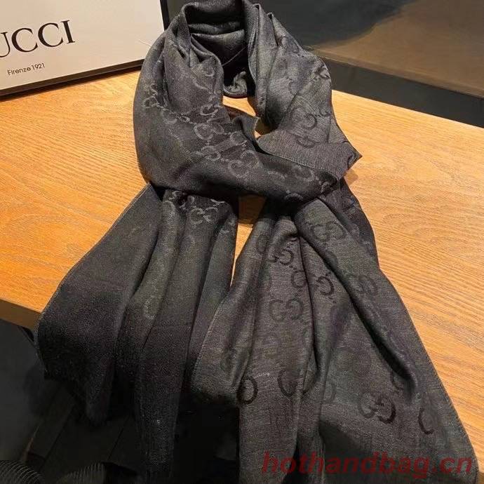 Gucci scarf Wool&Cashmere 33664-2