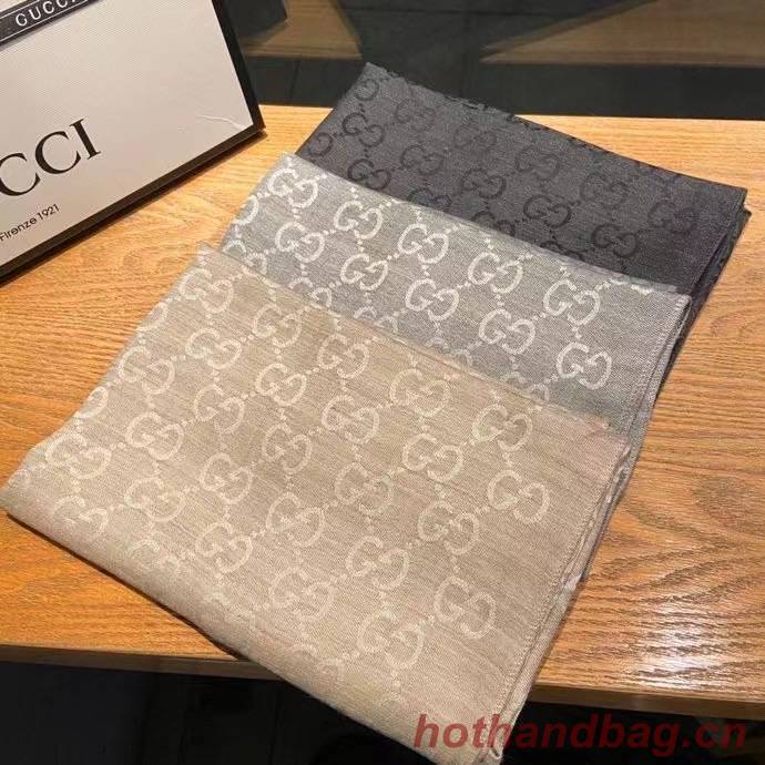 Gucci scarf Wool&Cashmere 33664-2