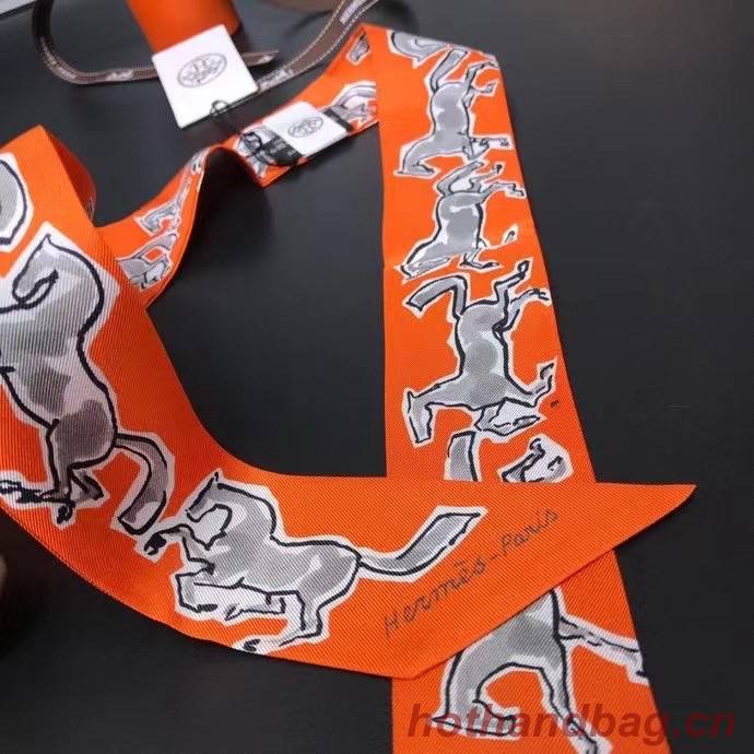 Hermes Twilly Small silk scarf 33666-1