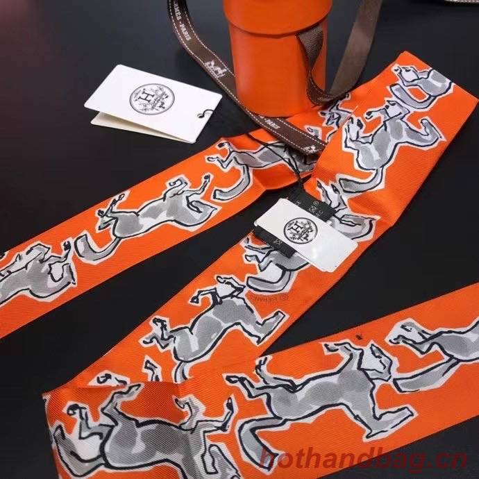 Hermes Twilly Small silk scarf 33666-1