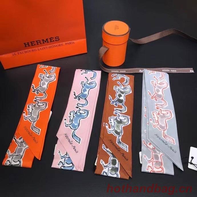 Hermes Twilly Small silk scarf 33666-2