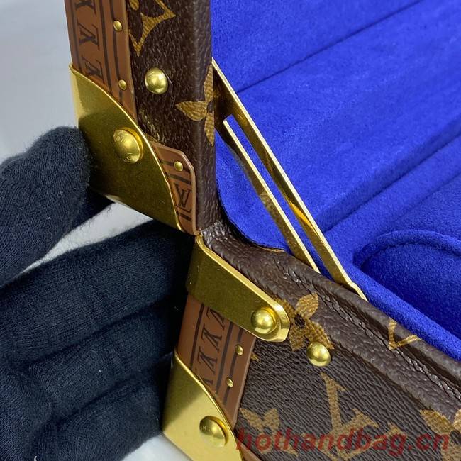 Louis Vuitton 8 WATCH CASE M47641 blue