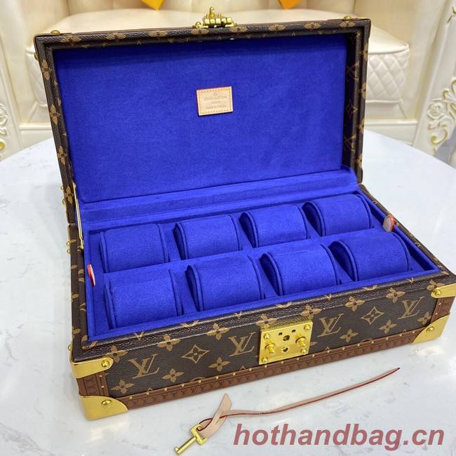 Louis Vuitton 8 WATCH CASE M47641 blue