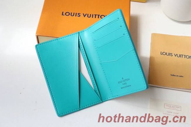 Louis Vuitton POCKET ORGANIZER M60495 light blue