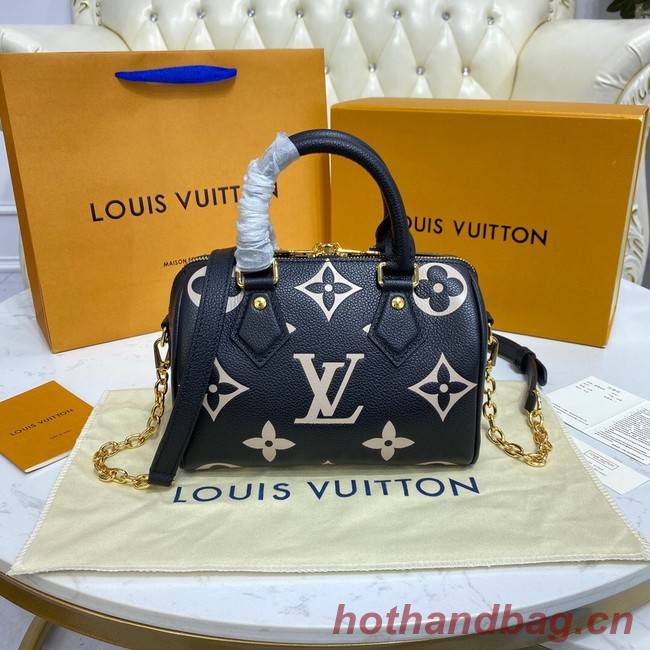 Louis Vuitton SPEEDY BANDOULIERE 20 M58953 Black&Beige