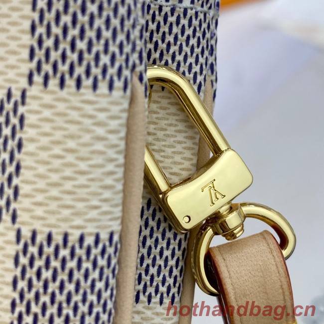 Louis vuitton Damier Azur Canvas DOUBLE ZIP POCHETTE M80084