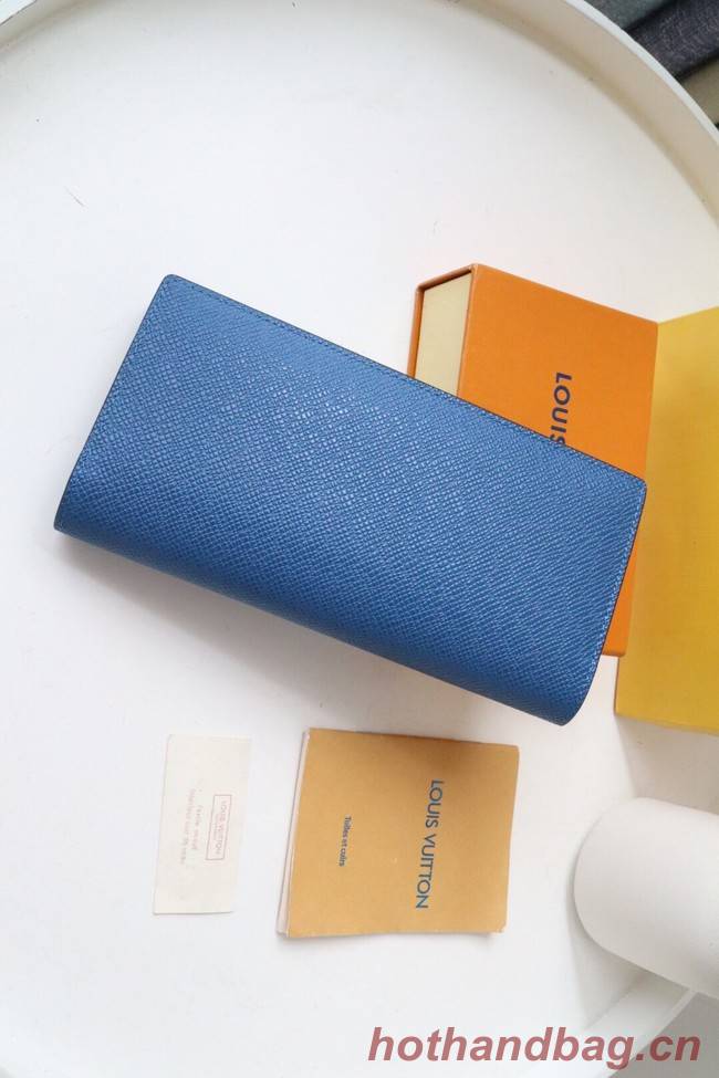 Louis Vuitton BRAZZA WALLET M30791 blue